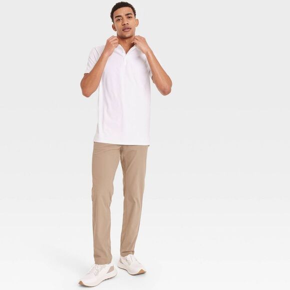 All In Motion - Men's 5-Pocket Golf Pants - All In Motion Tan 34x3 Tan - Picture 3 of 3